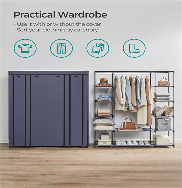 portable wardrobe china factory